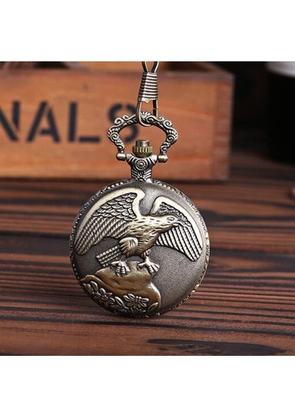 Köstekli Saat - Özel Kutulu Kartal Figürlü