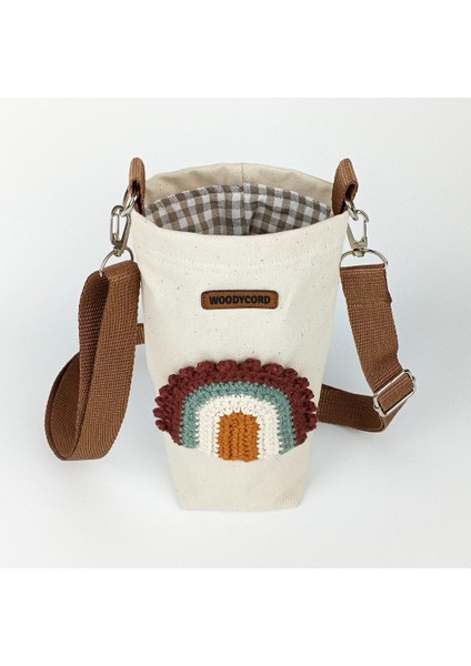 1 Litrelik Matara Termos Kılıfı El Örgüsü Gökkuşağı modelleri