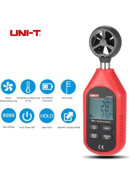 Mini Dijital Rüzgar Ölçer, Hassas Anemometre, Hız ve Yön Ölçüm Cihazı fiyatları