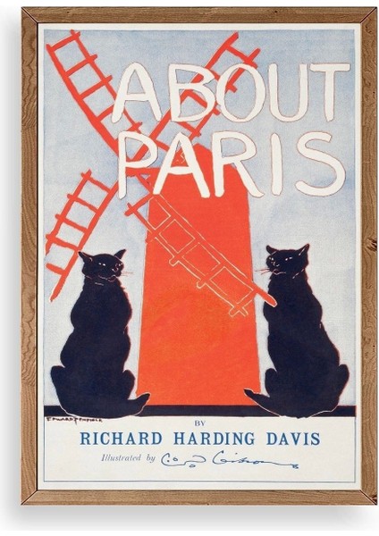 Richard Harding Davis Ahşap Çerçeveli Tablo