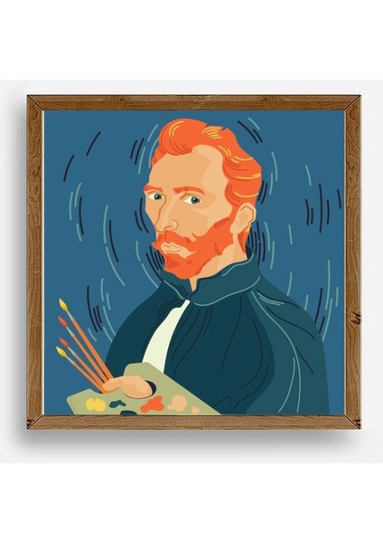 Van Gogh Ahşap Çerçeveli Tablo