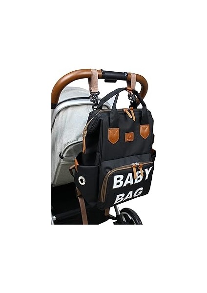 Stylo Monaco Baby Bag Baskılı Anne Bebek Sırt Çantası