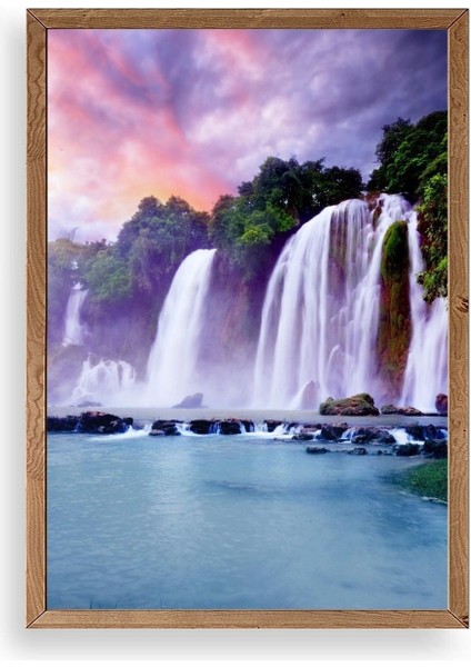 Manzara Doğa Ahşap Çerçeveli Tablo