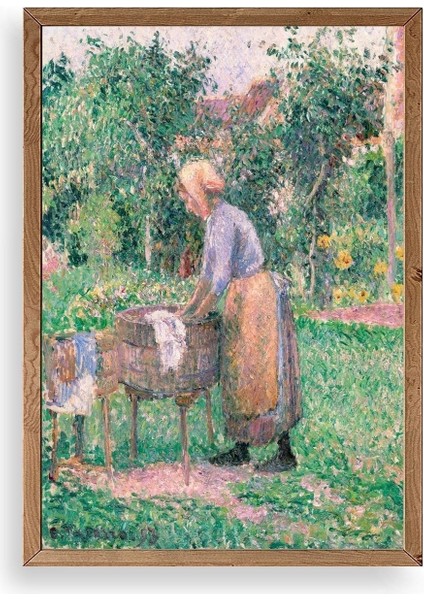 Camille Pissarro Ahşap Çerçeveli Tablo