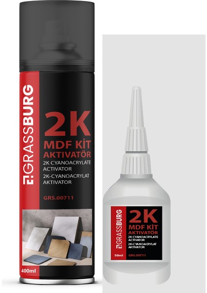 2 K Mdf Kit Aktivatör Sprey 400 ml