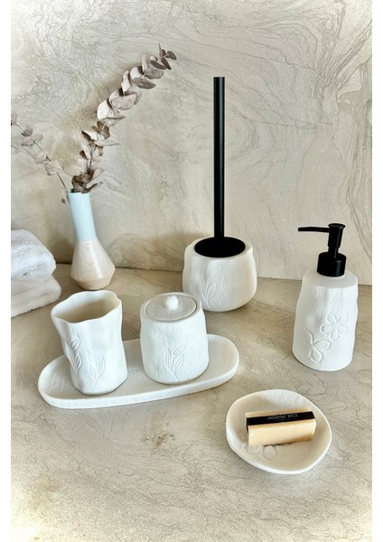 Yonna 6'lı Banyo Seti, Şık ve Konforlu Banyo Deneyimi