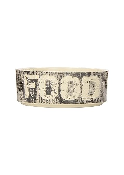 Petrageous 10000 Stoneware Köpek Maması Kasesi, 2 Bardak Kapasiteli, 13,5 cm Çaplı, 5 Inç B