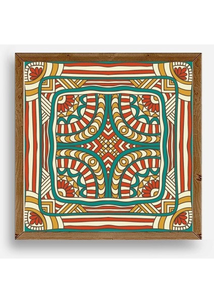 Motif Ahşap Çerçeveli Tablo