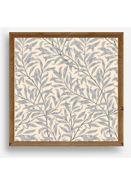 Yaprak Ahşap Çerçeveli Tablo