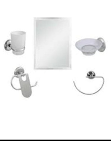 6 Parça Parlak Banyo Aksesuar Seti, Şık ve Kullanışlı Tasarım fiyatları