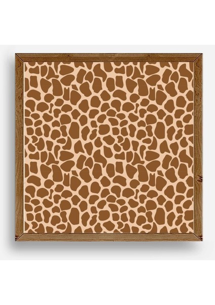 Desen Ahşap Çerçeveli Tablo