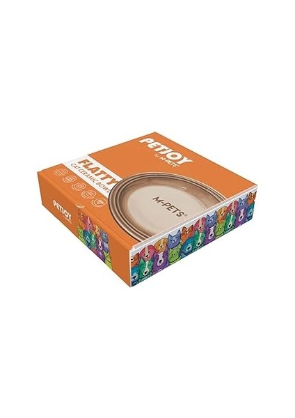 M-Pets Petjoy Flatty Serami̇k Mama Kabi Brown 250ML
