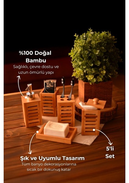 Şık ve Fonksiyonel Banyo Seti, Pratik Kullanım, Modern Tasarım