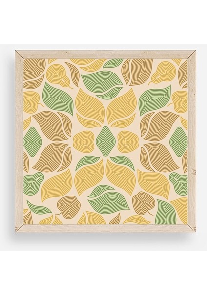 Desen Ahşap Çerçeveli Tablo