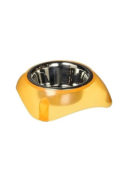 Pawise Plstk Ayaklı Mama Kabı 350ML Turuncu