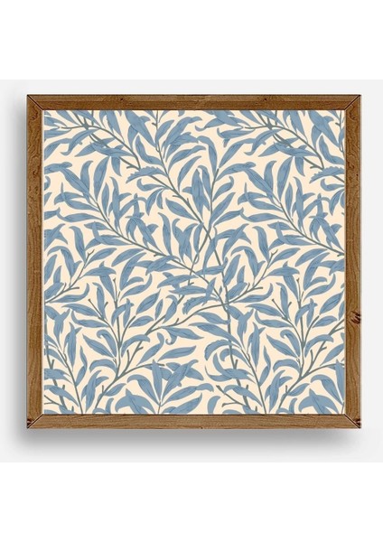 Yapraklar Ahşap Çerçeveli Tablo
