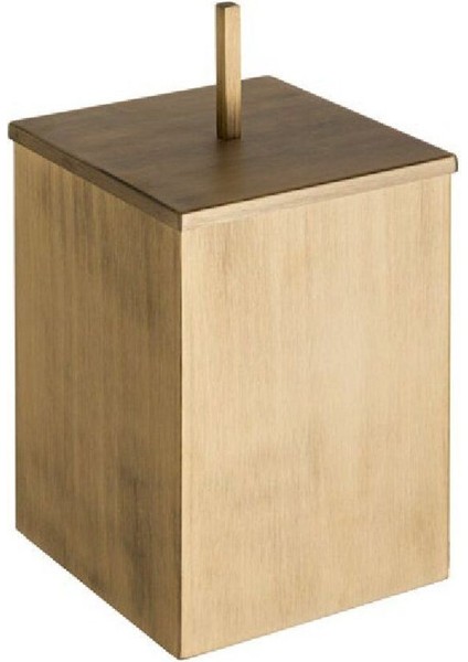 Şık Antik Tarz Çöp Kovası 4 Lt, 334X178X178 Mm, Ev ve Ofis Dekoru