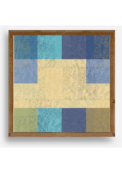 Kare Ahşap Çerçeveli Tablo