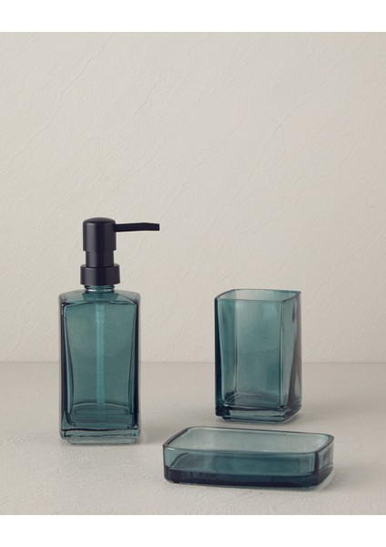 Şeffaf Cam Banyo Seti, Modern ve Şık Tasarım, Pratik Kullanım