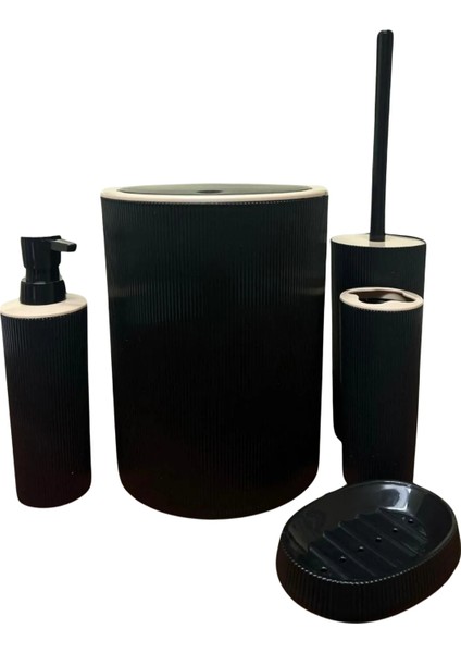 Şık Tasarımlı 4'lü Banyo Seti, Konfor ve Zarafet Için Ideal fiyatları