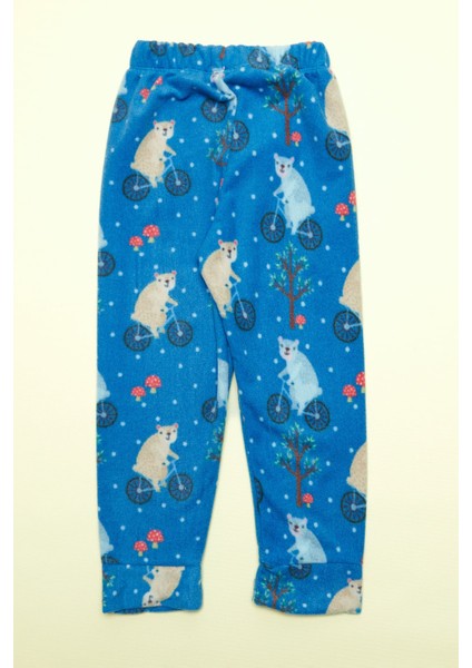 Koala Baskılı Polar Unisex Çocuk Pijama Takımı indirimleri