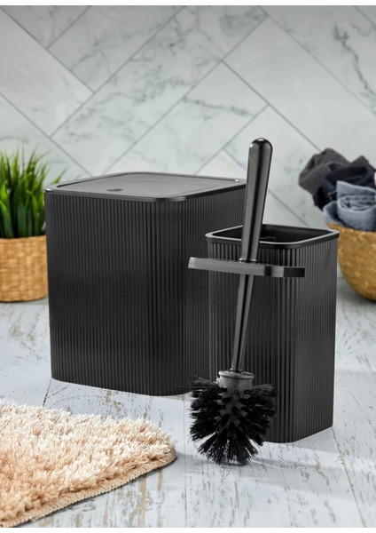 Pratik 2 Parça Kare Banyo Seti, Şık ve Kullanışlı Tasarım