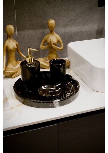 Şık ve Zarif Mermer Banyo Seti, Modern Tasarım ve Fonksiyonellik fiyatları