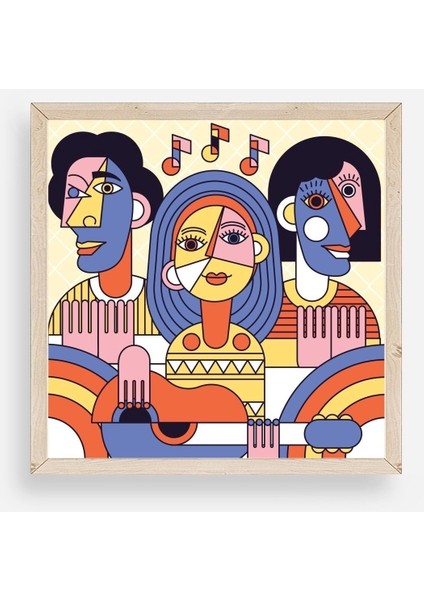 Ahşap Çerçeveli Tablo