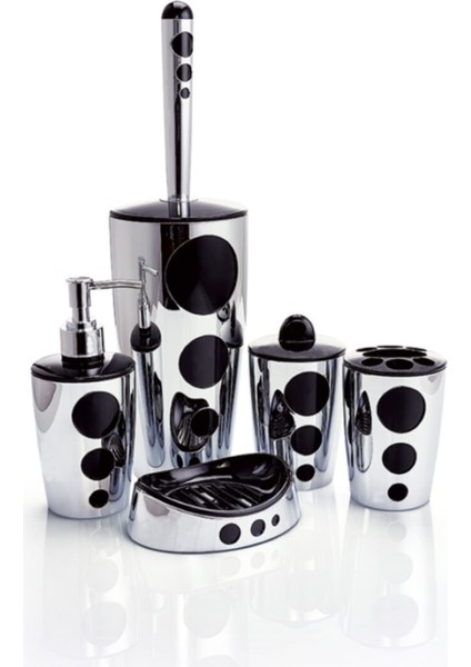 Şık ve Modern 5 Parça Krom Banyo Seti, Huzurlu ve Yenilikçi Tasarım