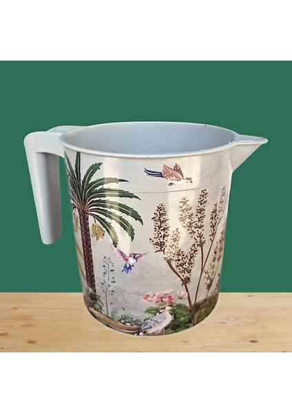 Şık ve Şeffaf Cam Hamam Tası, Pratik Kullanım Için Ideal Seçenek