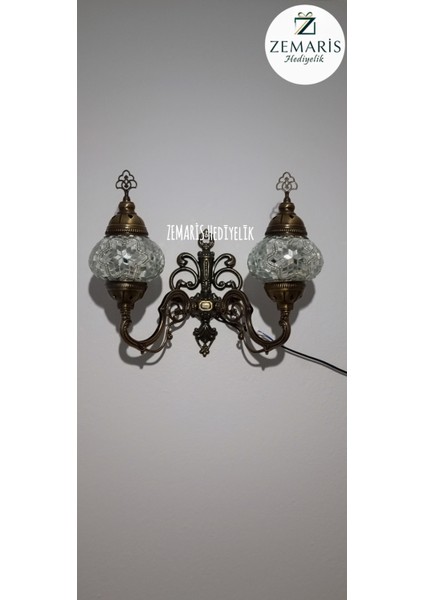 El Yapımı Otantik Mozaik Çiftli Aplik modelleri