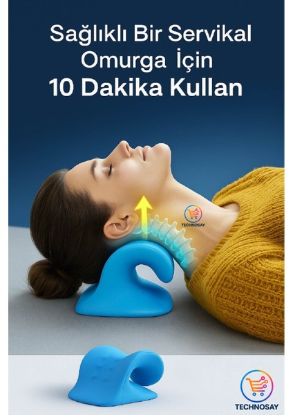 Oval Boyun Düzleşmesi Yastığı | Servikal Traksiyon ve Gevşetici Omuz Sedyesi | Boyun Düzeltici Masaj fiyatları