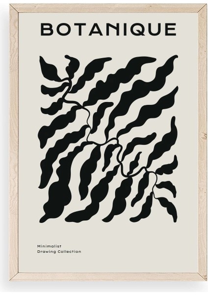 Soyut Ahşap Çerçeveli Tablo