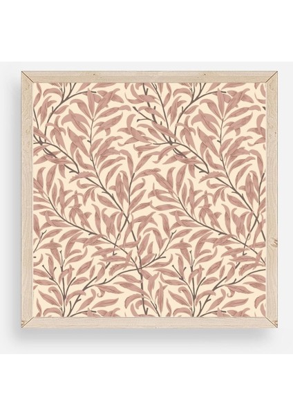 Yaprak Ahşap Çerçeveli Tablo