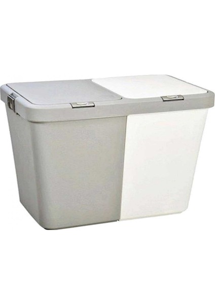 Gri Motek Çamaşır Sepeti, Şık ve Pratik Saklama Çözümü