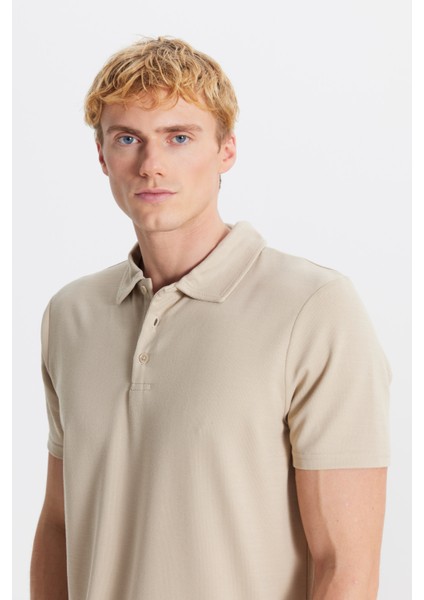 Standart Fit Normal Kesim Polo Yaka Tişört fırsatları