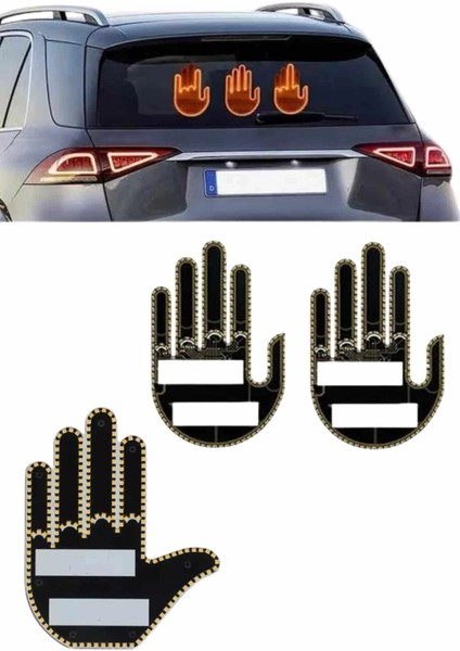 Bfs Kumandalı El LED Araba Içi 4 Farklı Mod El Orta Parmak LED fiyatları