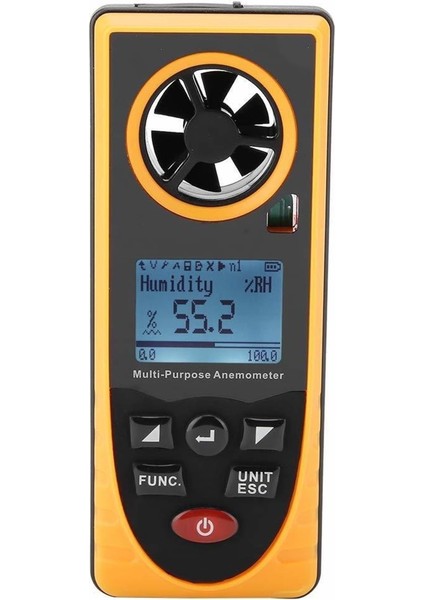 Çok Fonksiyonlu Dijital Rüzgar Ölçer Anemometre, Hassas ve Güvenilir Ölçüm