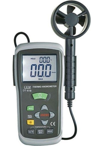 Hassas Rüzgar Hız Ölçer, Taşınabilir ve Kullanışlı Anemometre