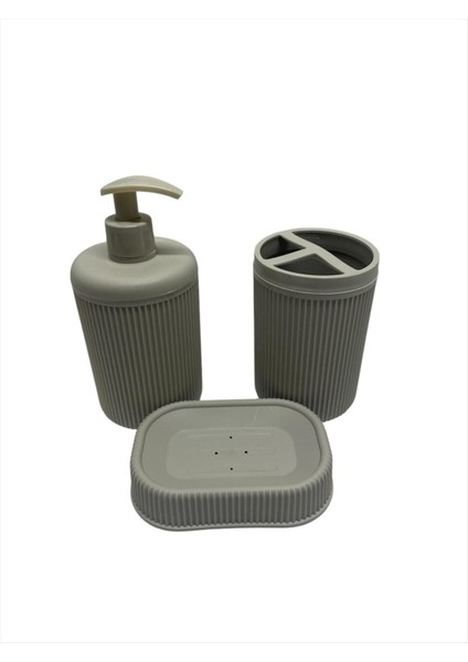 Şık ve Kullanışlı 3'lü Banyo Seti, Hijyen ve Konfor Sunar