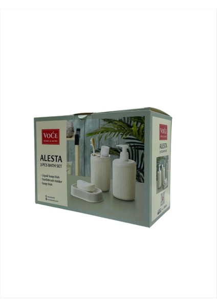 Şık ve Kullanışlı 3'lü Banyo Seti, Hijyen ve Konfor Sunar fiyatları