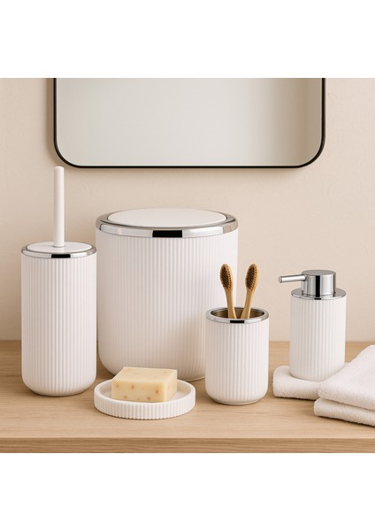 Şık ve Kaliteli 5 Parça Banyo Seti, Estetik ve Fonksiyonel Tasarım fiyatları