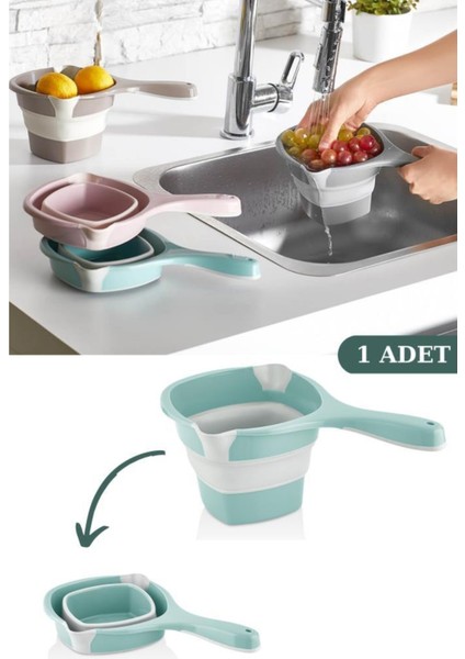 Katlanabilir Maşrapa, Akordiyon Iki Uçlu Saplı, Pratik ve Kullanışlı