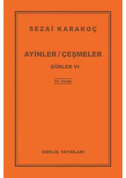 Şiirler 6 - Ayinler Çeşmeler