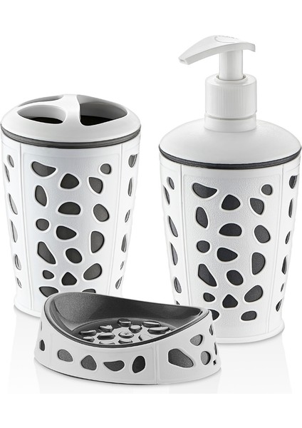 Şık ve Kullanışlı 3'lü Banyo Seti ile Günlük Şıklığa Katkı
