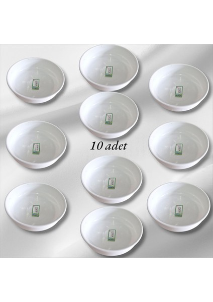 Plastik Hamam Tasları, 10'lu Maşrapa Seti, Dayanıklı ve Şık Tasarım