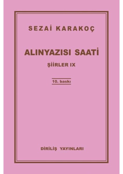 Şiirler 9 - Alınyazısı Saati