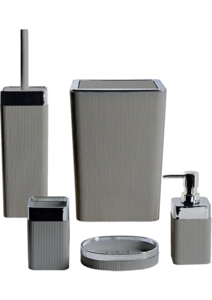 Şık 5 Parça Rattan Banyo Seti, Modern ve Kullanışlı Tasarım fiyatları