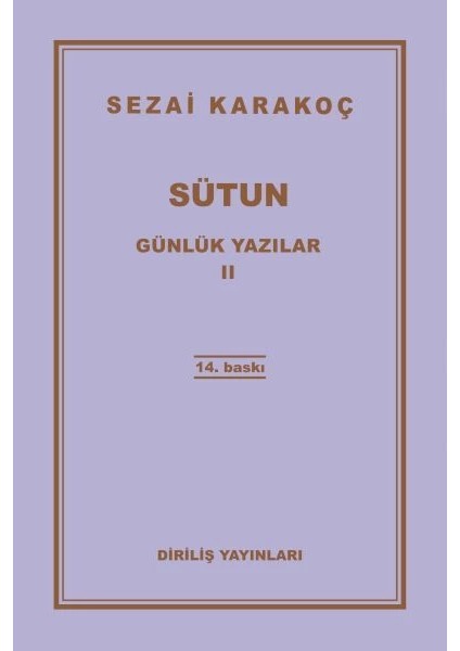Günlük Yazılar 2 - Sütun