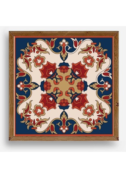 Desen Ahşap Çerçeveli Tablo